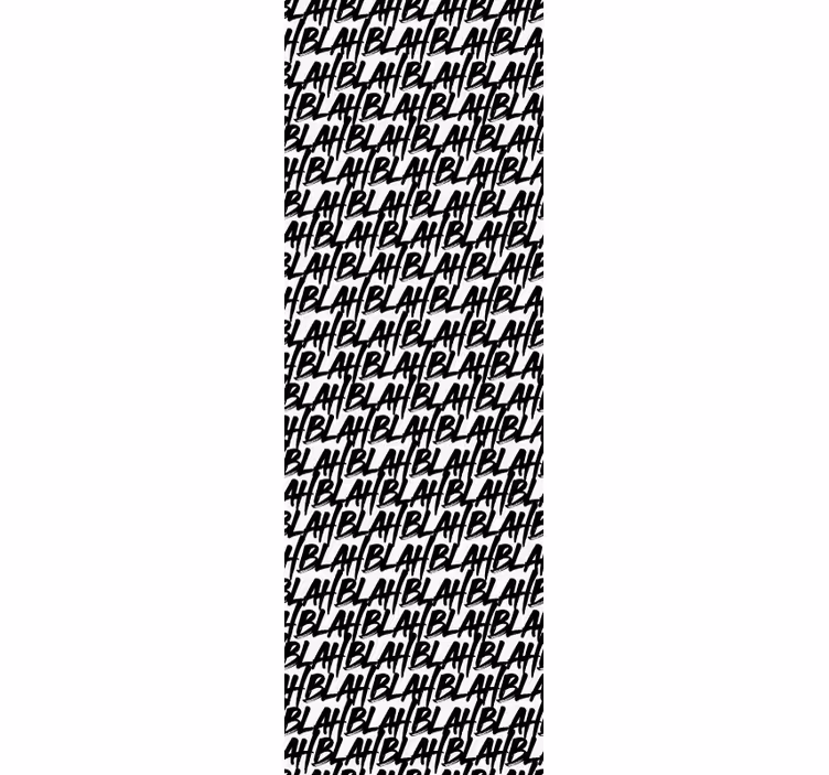 Store enrouleur chambre ado motif texte amusant - TenStickers