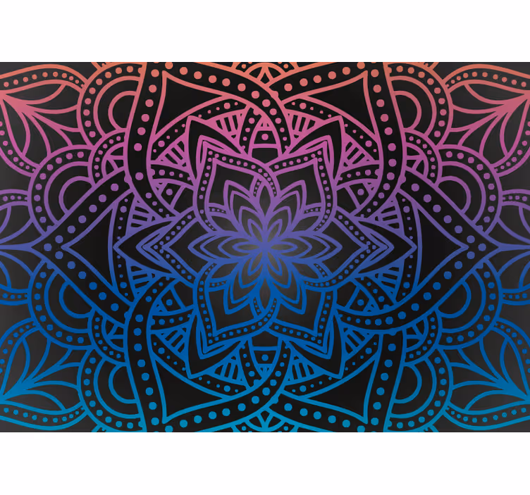 Store enrouleur motif zen mandala intriqué - TenStickers