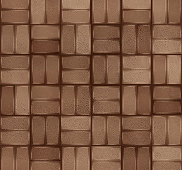 Store enrouleur marron esthétique marbre géométrique - TenStickers