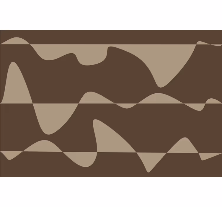 Store enrouleur marron abstrait marron - TenStickers