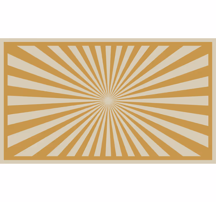 Store enrouleur marron tapis éclat de soleil - TenStickers