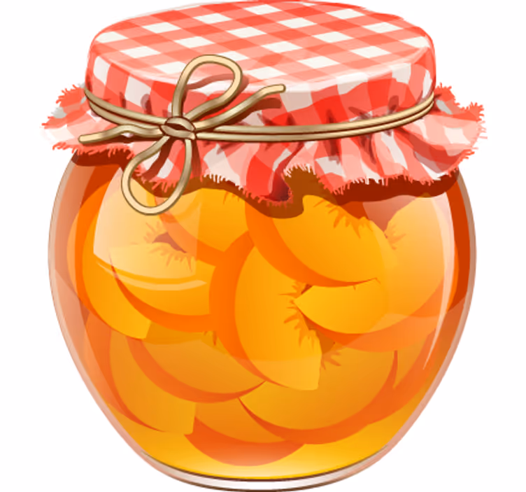 Store enrouleur orange vinyle décoratif conserve - TenStickers