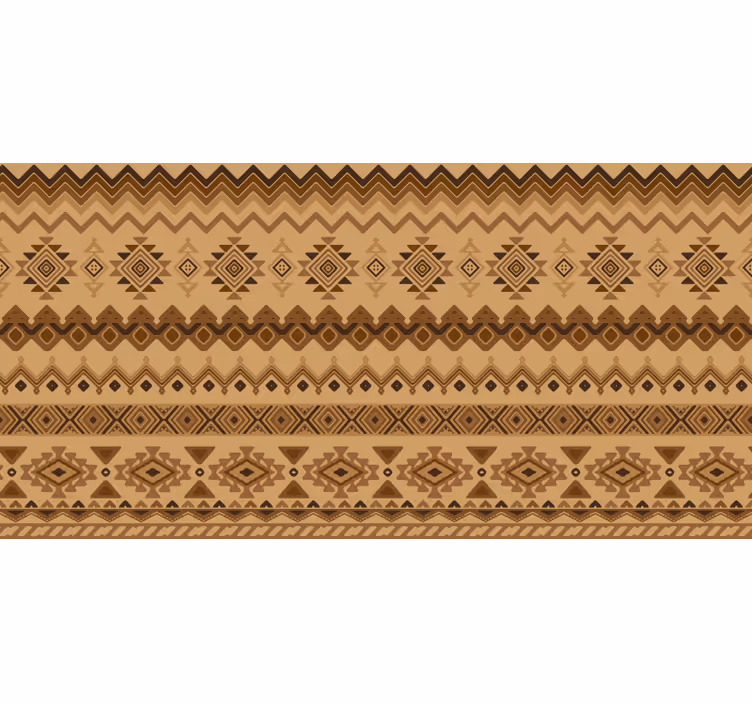 Store enrouleur orange design kilim ethnique - TenStickers