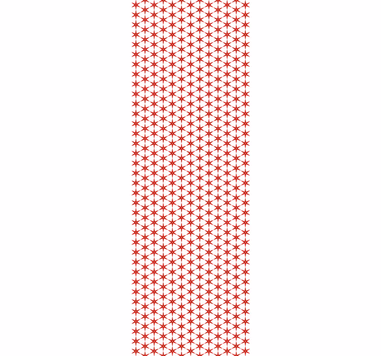 Store enrouleur rouge étoiles coréennes rouges - TenStickers