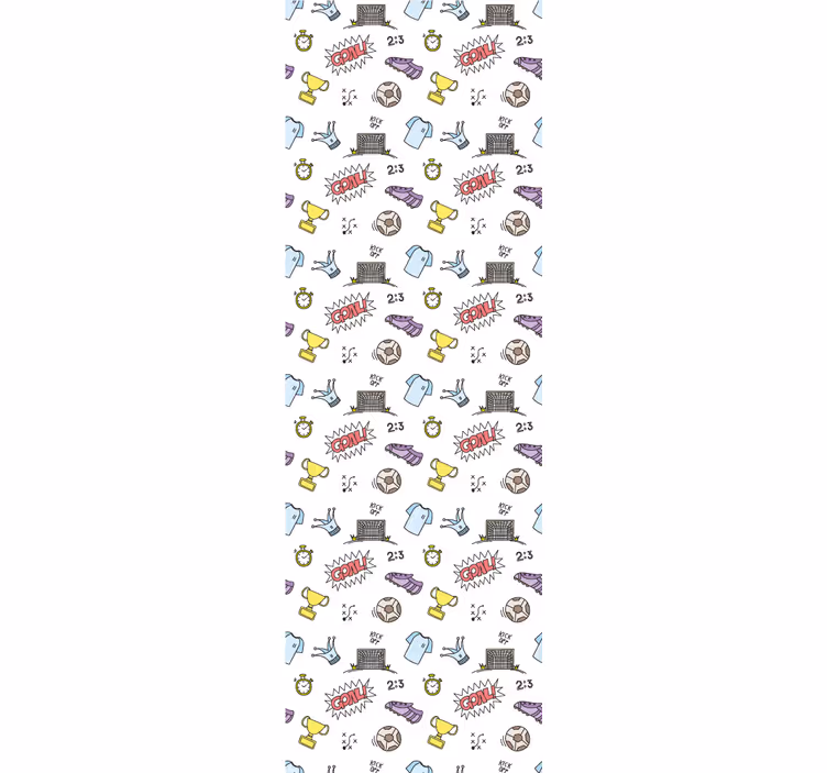 Store enrouleur chambre ado motif foot coupe du monde - TenStickers