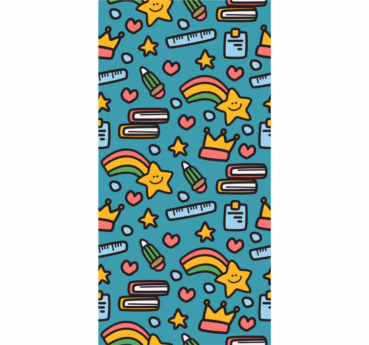 Store enrouleur chambre ado motif enfant kawaii - TenStickers