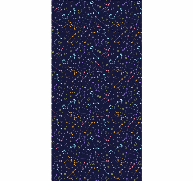 Store enrouleur chambre ado galaxie colorée - TenStickers