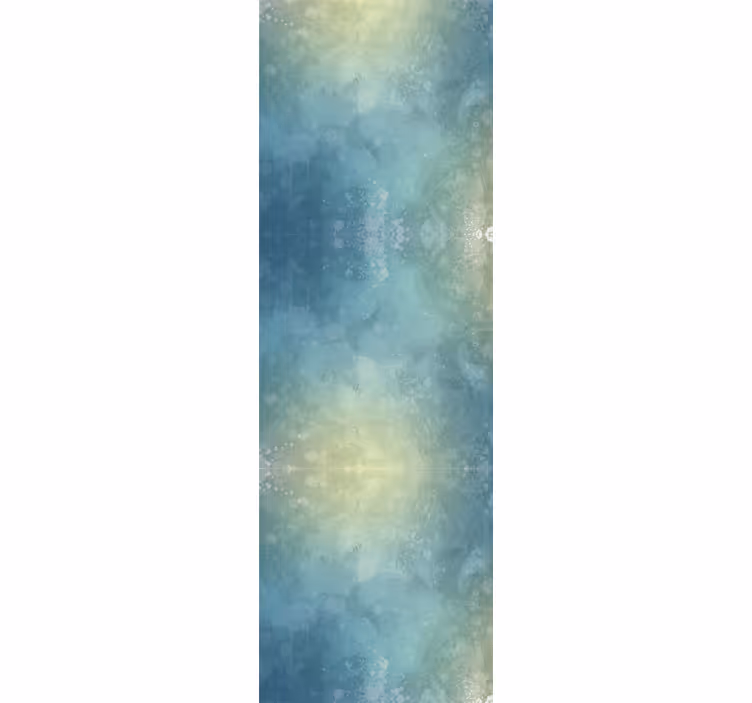 Store enrouleur chambre ado esquisse bleue éclectique - TenStickers