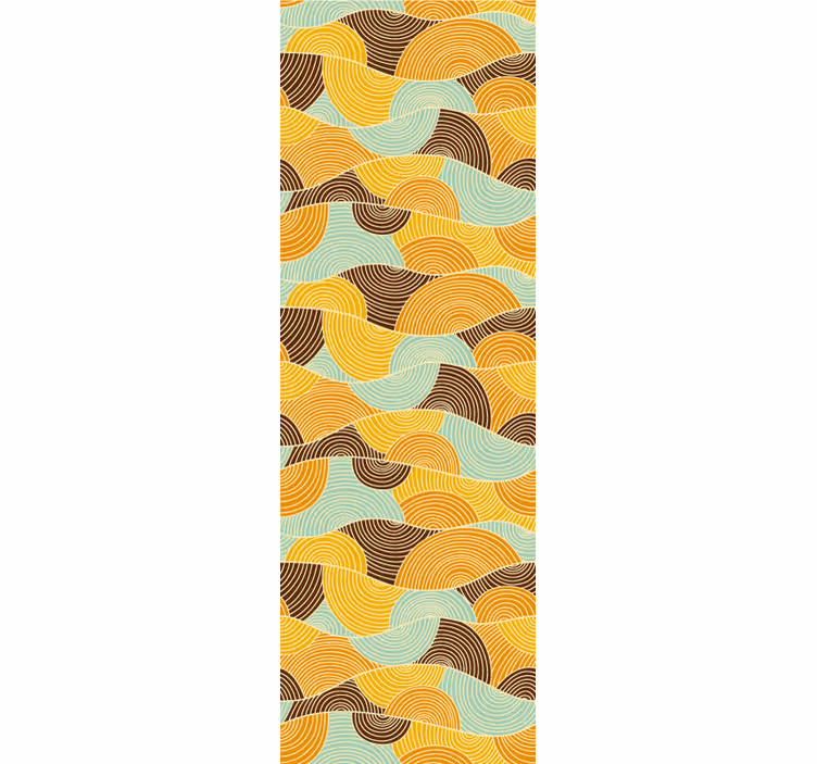 Store enrouleur classique formes psychédéliques hippy - TenStickers