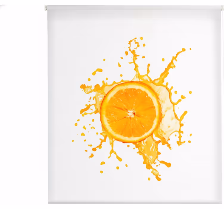 Store enrouleur cuisine 130 cm fruits oranges - TenStickers