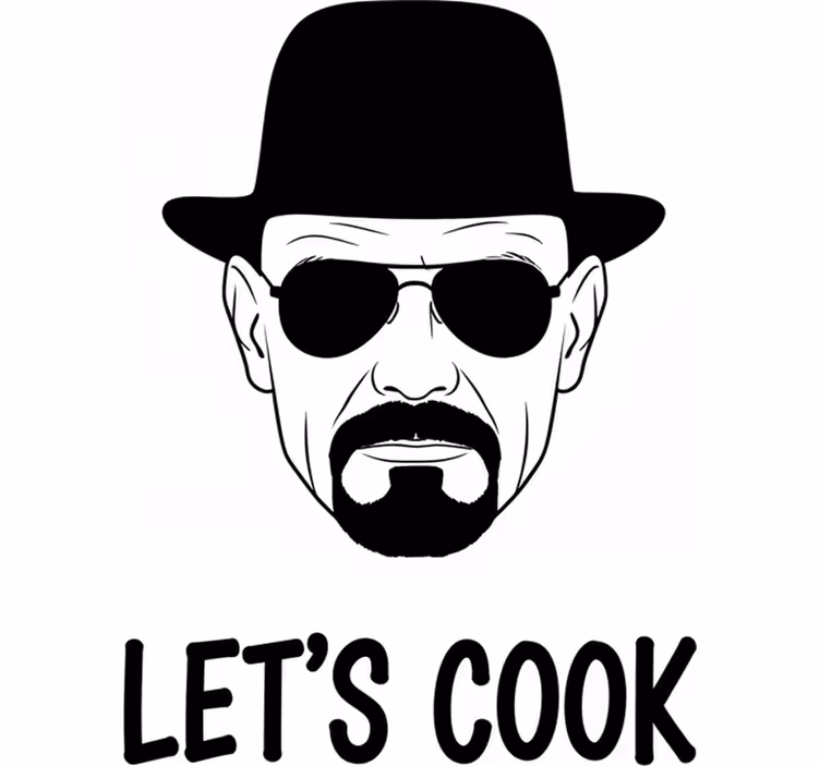 Store enrouleur série et film heisenberg cuisinons - TenStickers