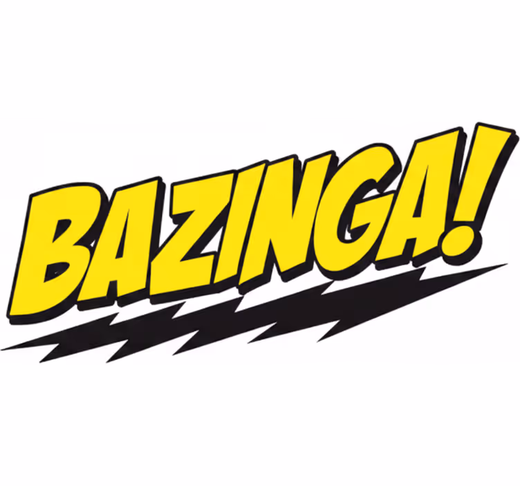 Store enrouleur série et film bazinga big bang - TenStickers