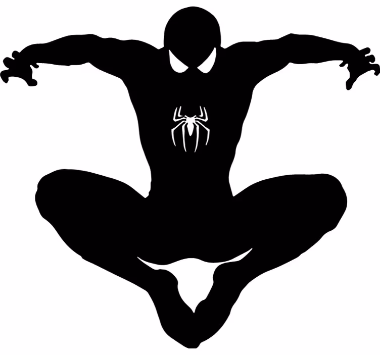 Store enrouleur super héros silhouette spiderman - TenStickers
