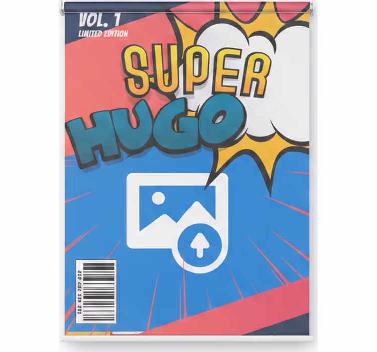 Store enrouleur super héro bande dessinée personnalisée - TenStickers