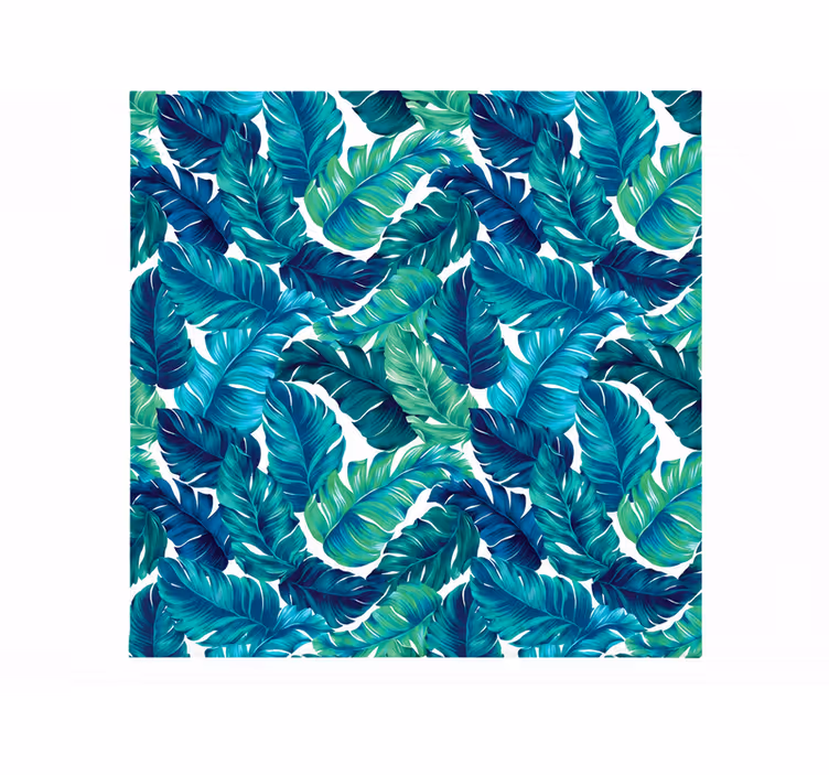 Store enrouleur chambre couple 210 cm fleurs tropicales - TenStickers