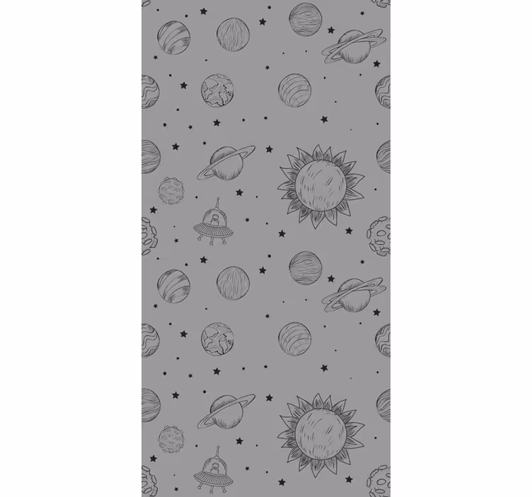 Store enrouleur motif exploration spatiale - TenStickers