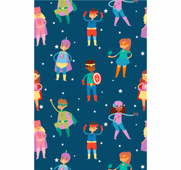 Store enrouleur enfants motifs super-héros - TenStickers