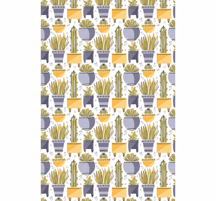 Store enrouleur cactus modèles de plantes en pot - TenStickers