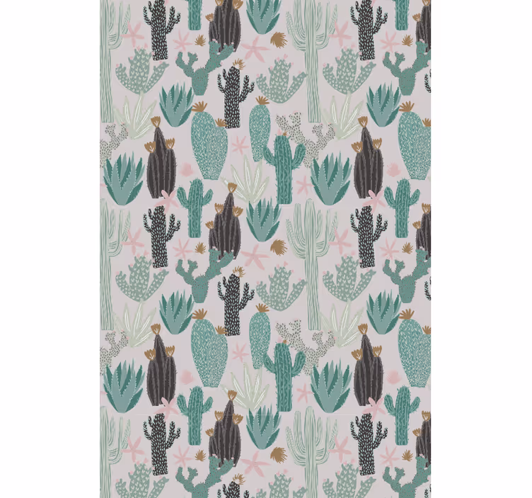 Store enrouleur cactus scène de sérénité saguaro - TenStickers