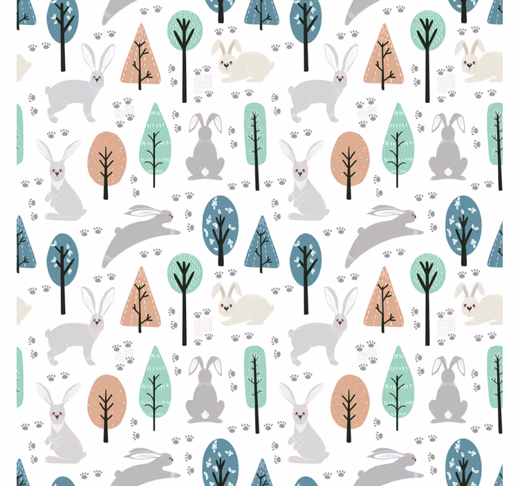 Store enrouleur animaux motif de créatures des bois - TenStickers
