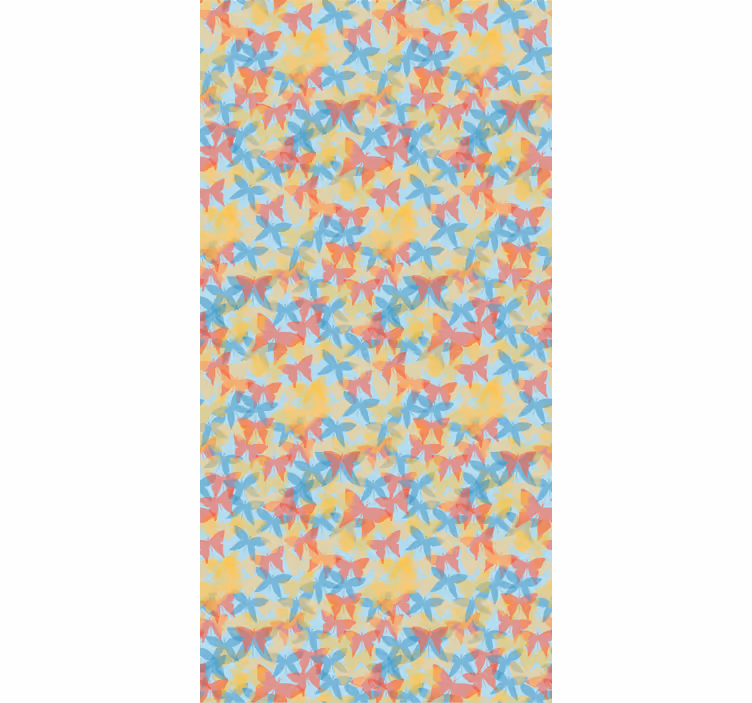 Store enrouleur papillons multicolores - TenStickers