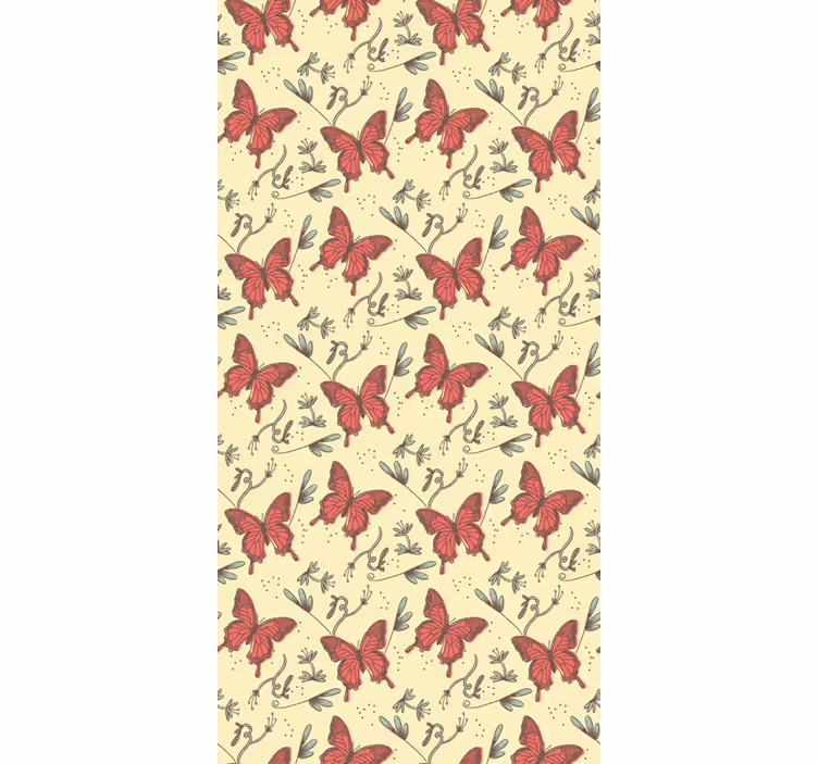 Store enrouleur papillon style jardin - TenStickers