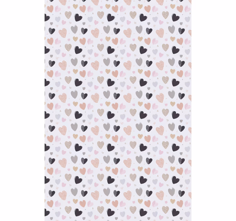 Store enrouleur romantique motif pastel - TenStickers