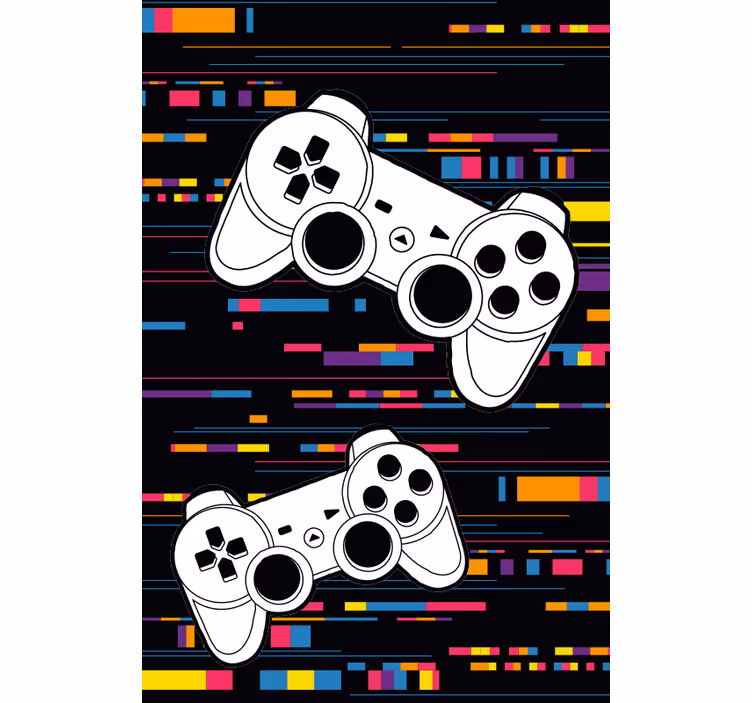 Stores monstres Console à distance multicolore - TenStickers