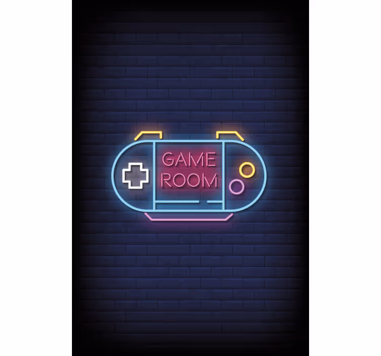 Store enrouleur gamer effet néon - TenStickers