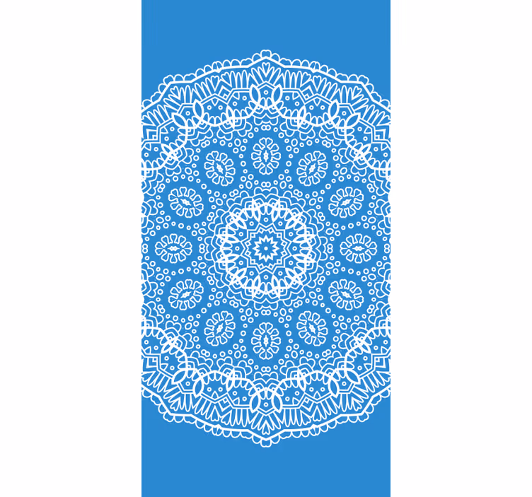 Store enrouleur bande dessinée motif de dentelle mandala - TenStickers