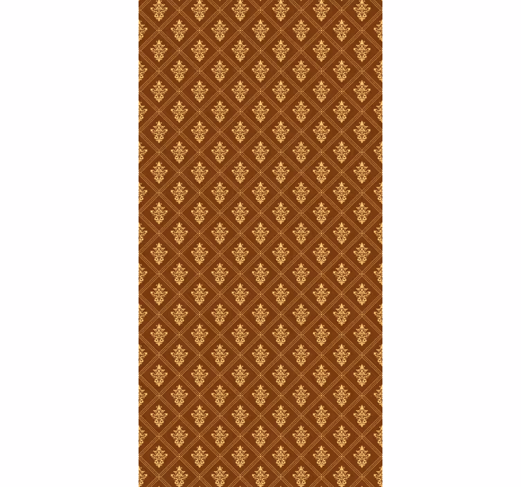 Store enrouleur classique motif doré orné - TenStickers