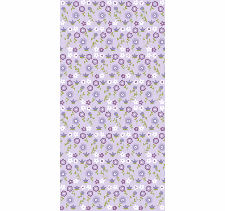 Store enrouleur fleur harmonie des motifs floraux - TenStickers