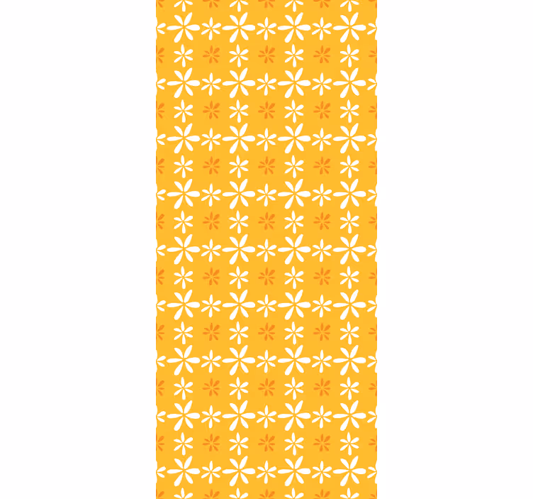 Store enrouleur fleur et plantes motif fleuri de soleil - TenStickers