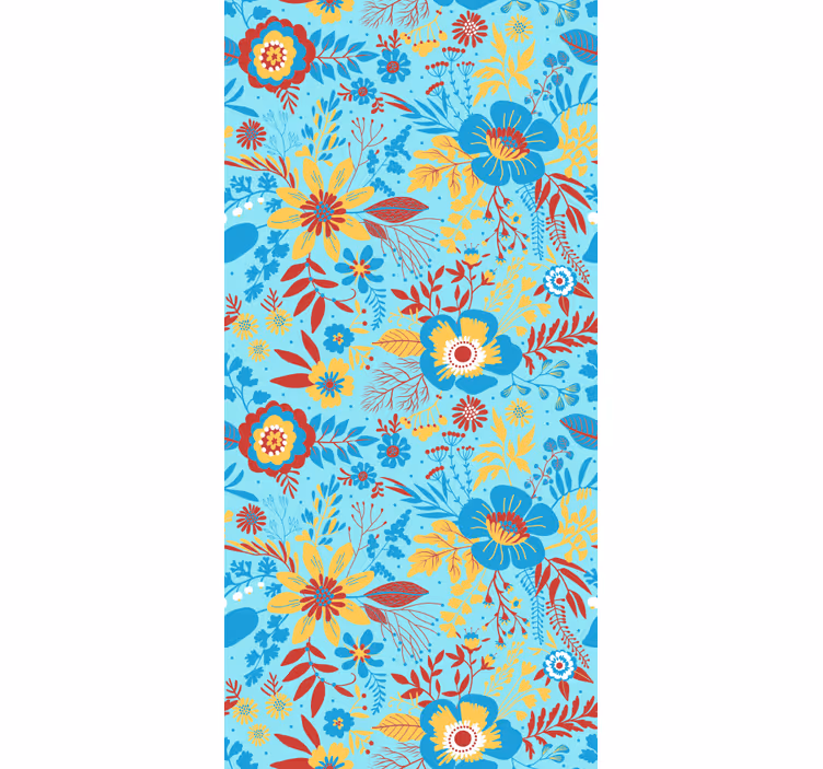Store enrouleur fleur affichage de motifs botaniques - TenStickers