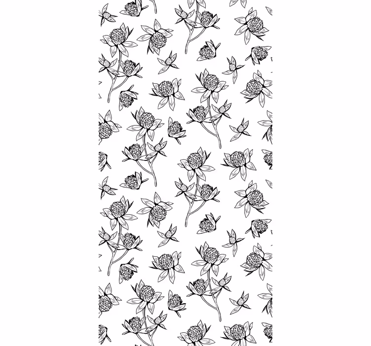 Store enrouleur fleurs et plantes motif botanique - TenStickers