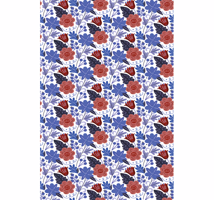 Store enrouleur fleurs et plantes motif botanique audacieux - TenStickers