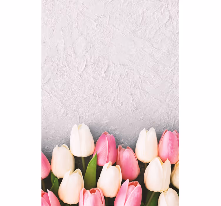 Store enrouleur fleurs et plantes arrangement tulipes - TenStickers