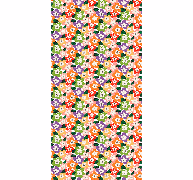 Store enrouleur fleurs et plantes arrangement fleuri - TenStickers