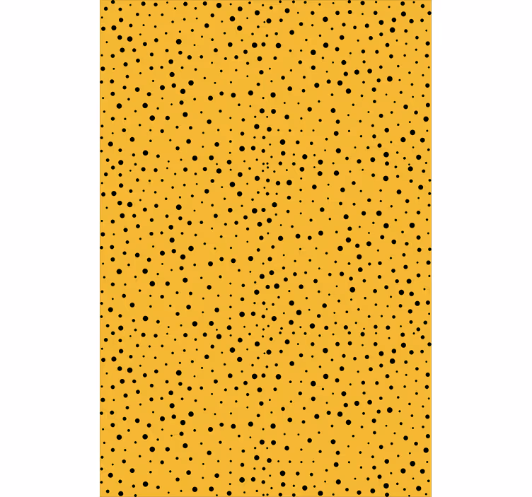 Store enrouleur motif jaune à pois - TenStickers