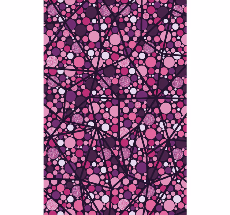 Store enrouleur textures et motifs motif bulles géométriques - TenStickers