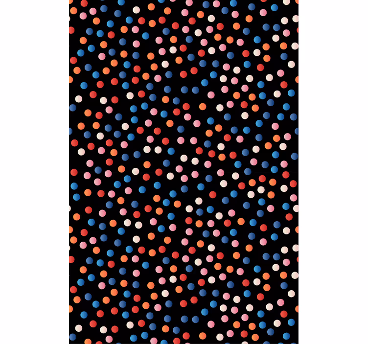 Store enrouleur chambre enfant pois colorés - TenStickers