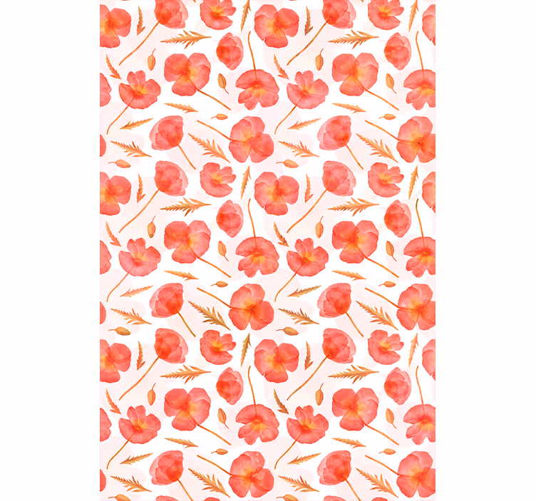 Store enrouleur fleurs et plantes motifs floraux délicats - TenStickers
