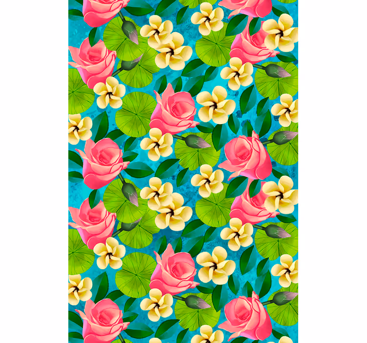 Store enrouleur fleurs et plantes éclatantes - TenStickers