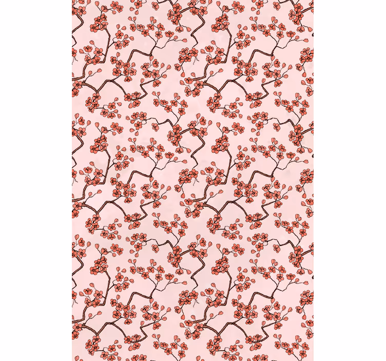 Store enrouleur fleurs et plantes branches de cerisier - TenStickers