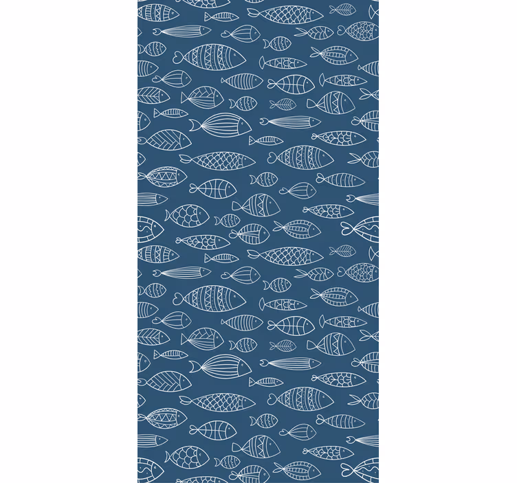 Store enrouleur animaux motif de poisson - TenStickers