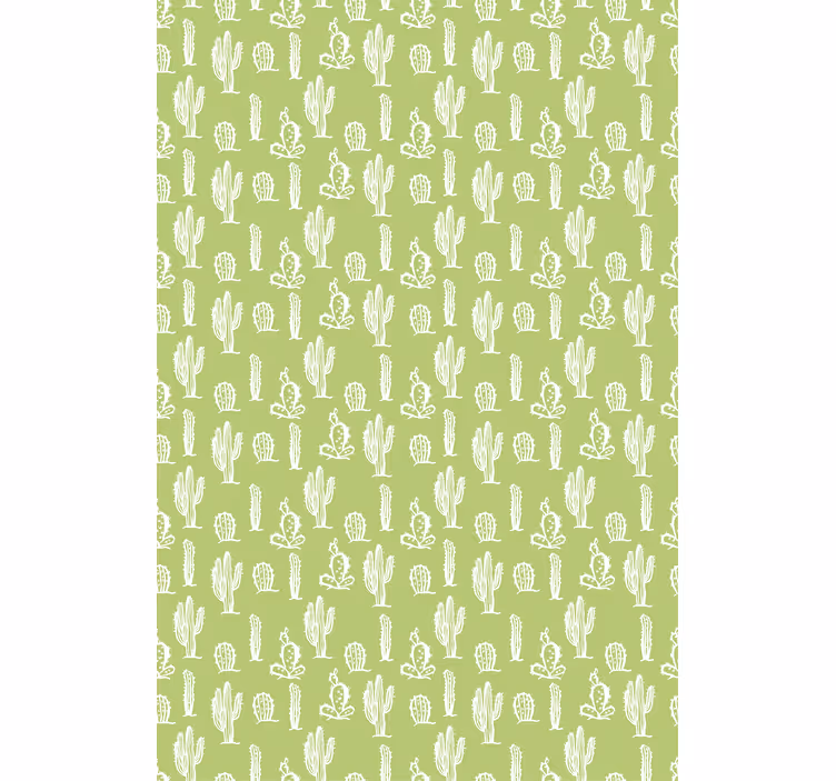 Stores salle de bain Arrière-plan transparent de cactus - TenStickers