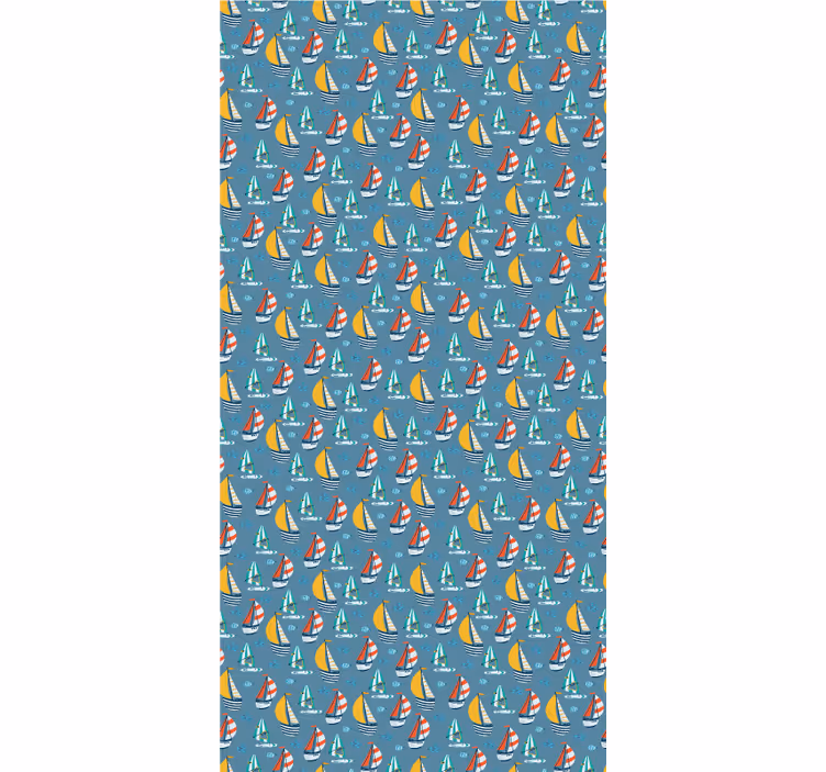 Store enrouleur original voiliers colorés - TenStickers