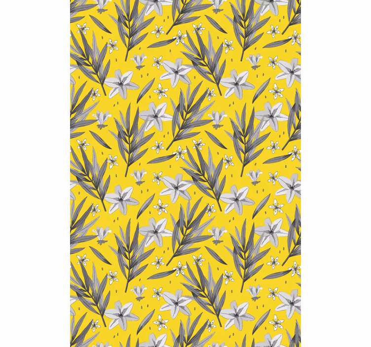 Store enrouleur fleurs et plantes motif botanique floral - TenStickers