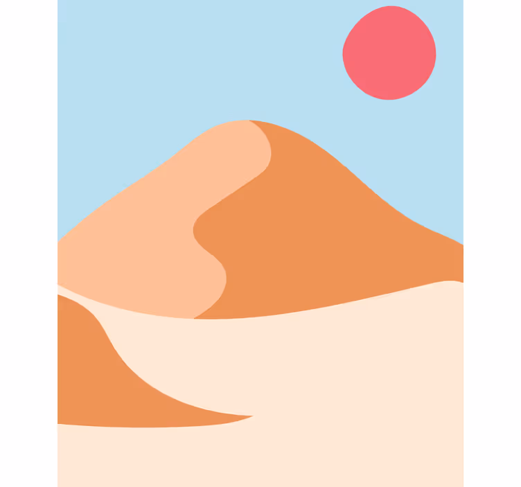 Store enrouleur original paysage désertique - TenStickers