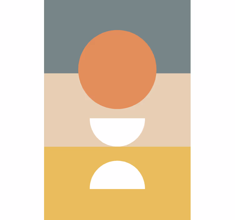 Store enrouleur moderne disposition des formes géométriques - TenStickers